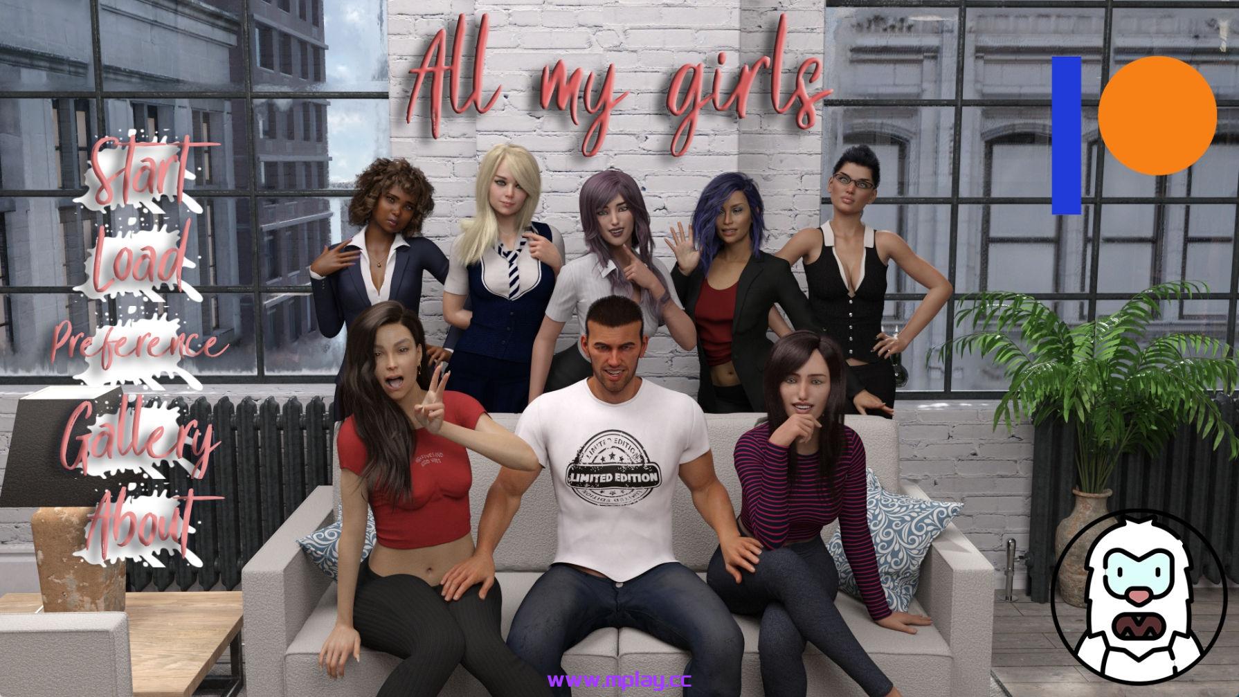 [PC/安卓SLG游戏] [欧美SLG汉化动态]All My Girls 我所有的女孩 [v0.21][双端2.92G/FM/BD]-萌玩ACG