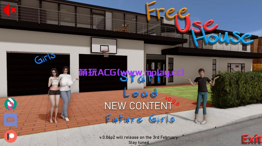 [PC+安卓+IOS/欧美SLG/汉化动态] 免费使用房屋 Free Use House [v0.0.6 P1][3.16G]-萌玩ACG