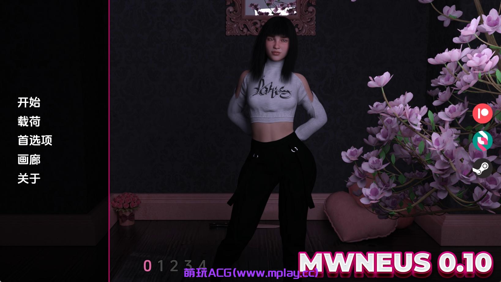 【PC+安卓+IOS/欧美SLG】一个女孩(又名:神经网络)0.10汉化版【2.31G/更新/汉化/动态】-萌玩ACG