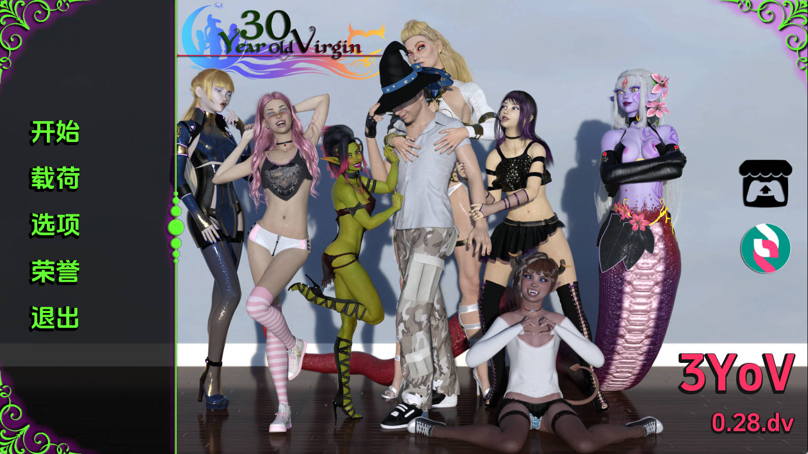 【PC/欧美SLG】30岁 的处女0.28汉化版【2.8G/更新/汉化/沙盒】-萌玩ACG