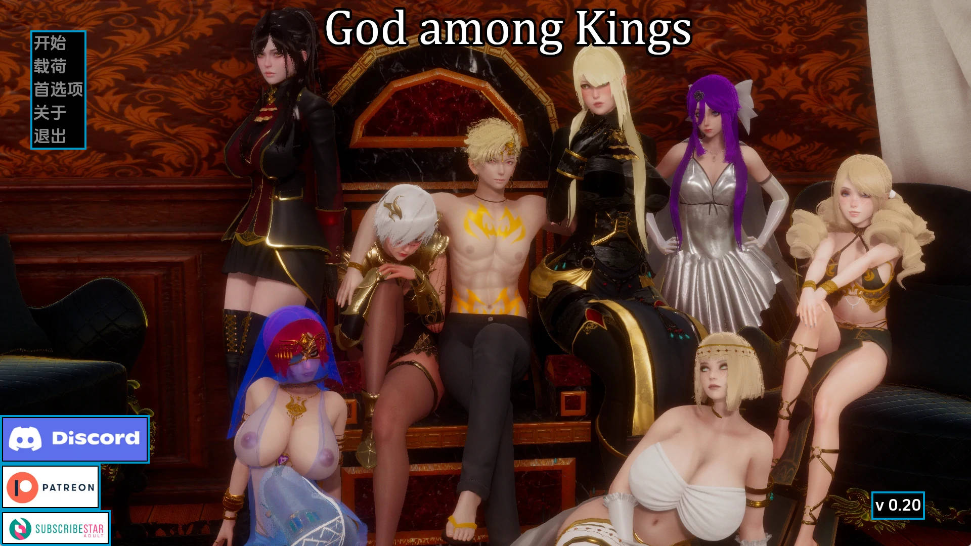 【PC+安卓+IOS/欧美SLG】王中之神0.20汉化版【3.63G/更新/汉化/动态】-萌玩ACG