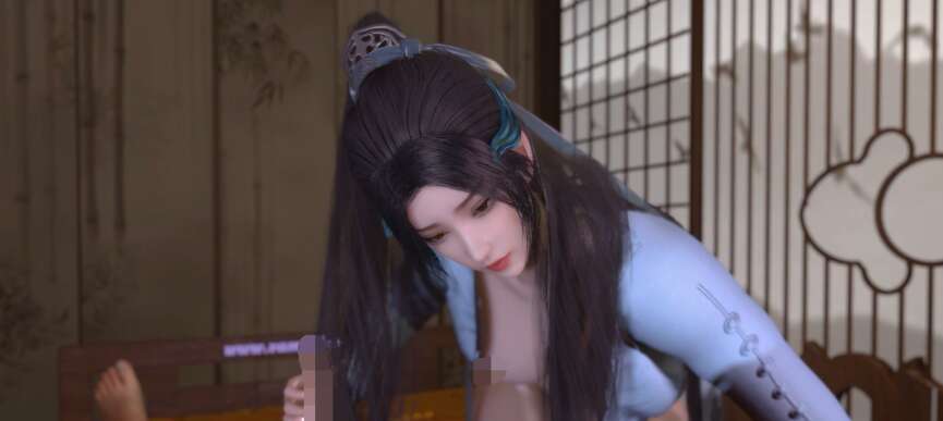 【3D同人视频/全动态/VAM】清秀女侠宁姚的卧室侍奉【1V+1.5G】-萌玩ACG