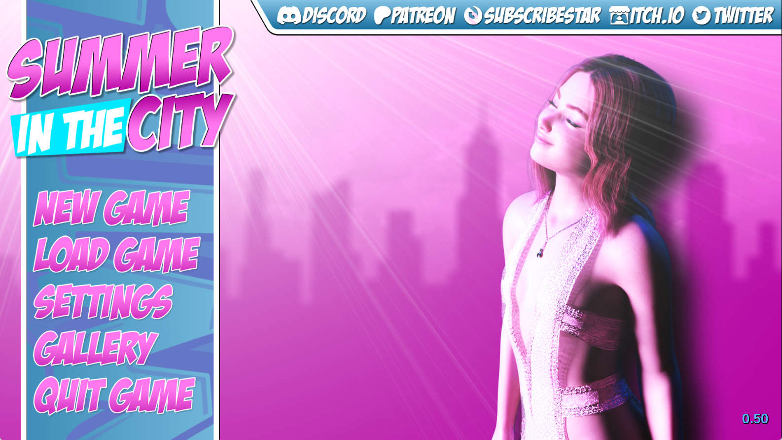 【PC+安卓+IOS/女同SLG】城市的夏天0.50汉化版【4.44G/更新/汉化/动态】-萌玩ACG