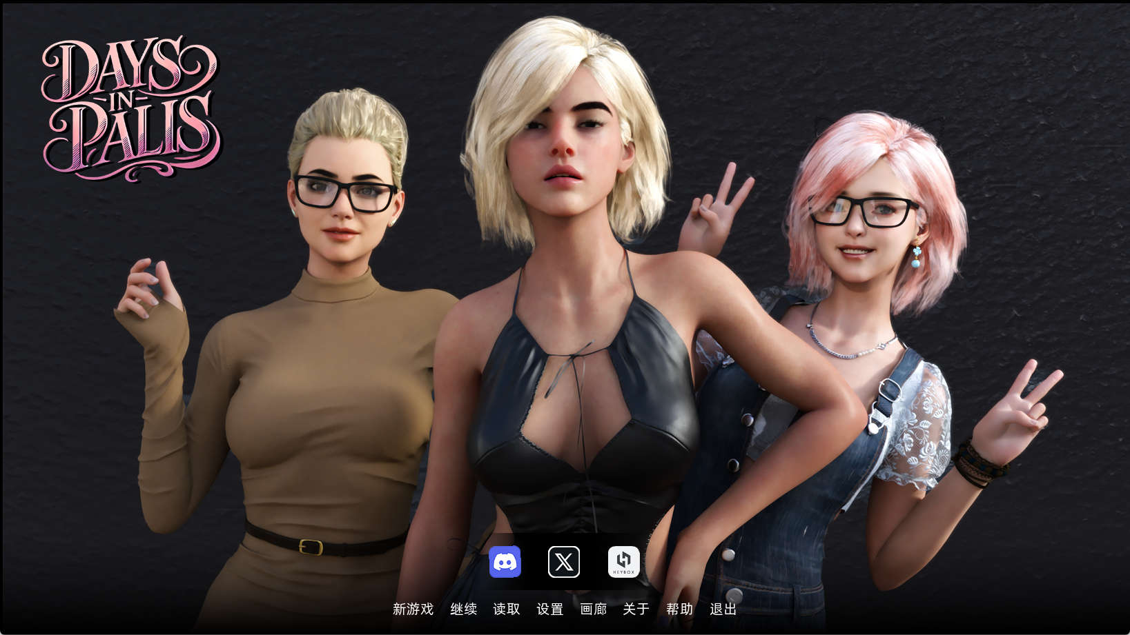 【PC+安卓+IOS/欧美SLG】在帕里斯的日子v0.1汉化版【1.91G/更新/汉化/动态】-萌玩ACG