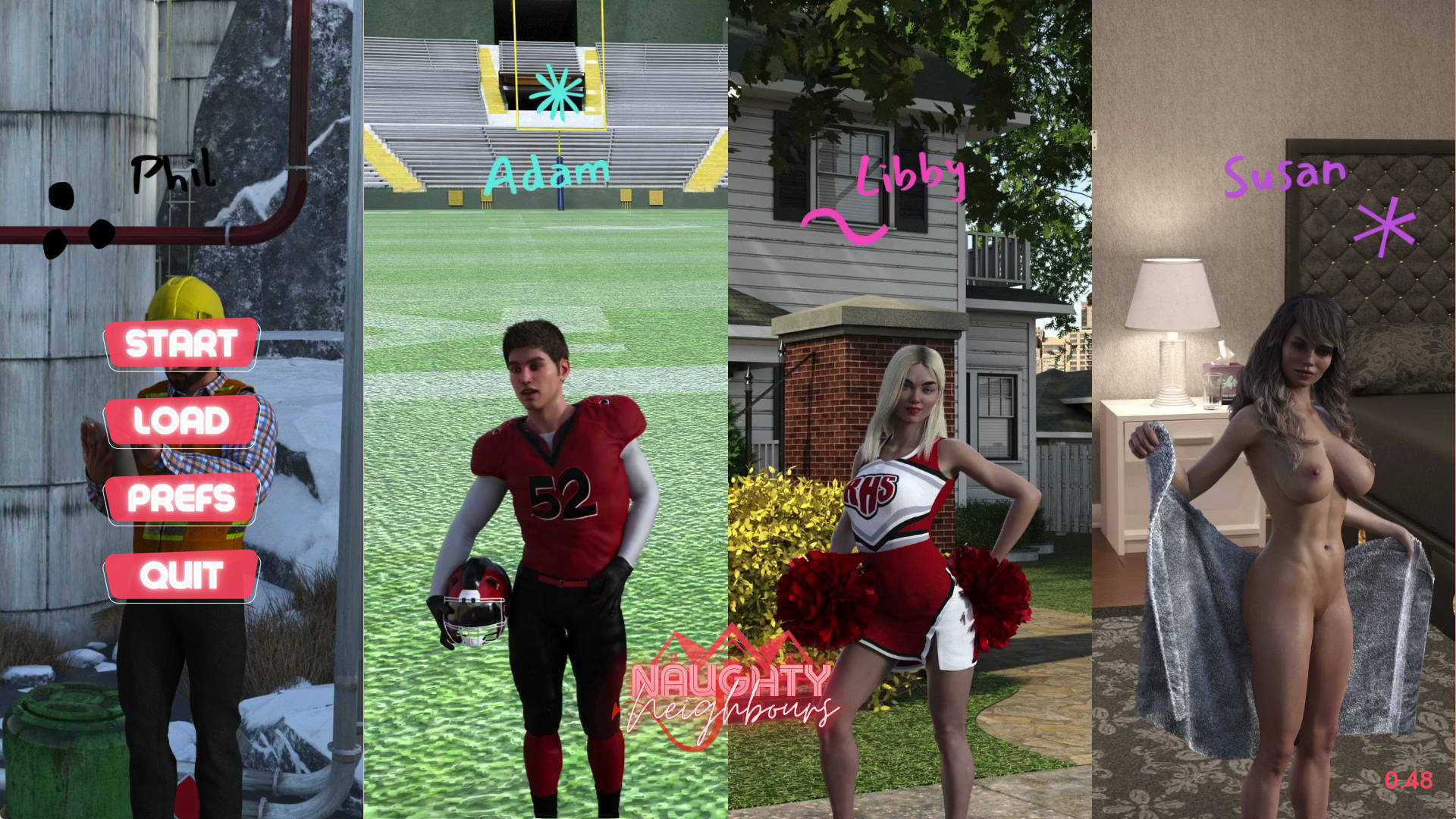 【PC+安卓+IOS/欧美SLG】顽皮的邻居0.48汉化版【3.66G/汉化/动态/更新】-萌玩ACG