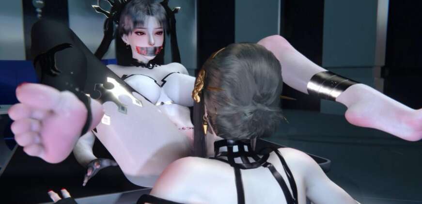 【3D同人视频/全动态/VAM】百合约尔舔远坂凛 + 实验3 饥渴的黑丝姐妹花互舔【2V+2.83G】-萌玩ACG