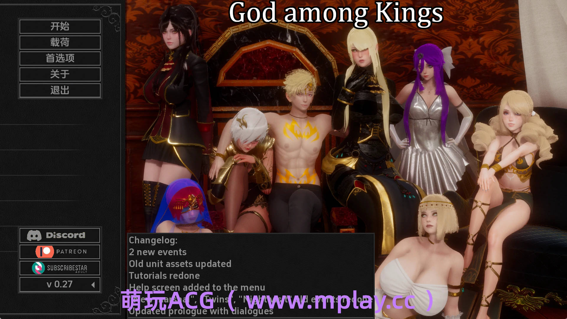 【PC+安卓+IOS/欧美SLG】王中之神0.27汉化版【2.36G/汉化/动态/更新】-萌玩ACG