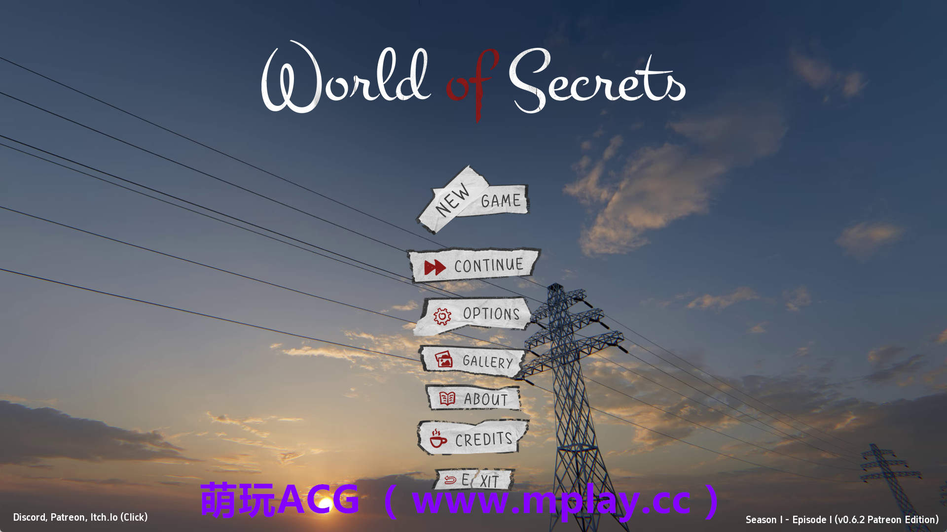 【PC/欧美SLG】秘密世界0.6.2官中汉化版【2.52G/汉化/动态/更新】-萌玩ACG