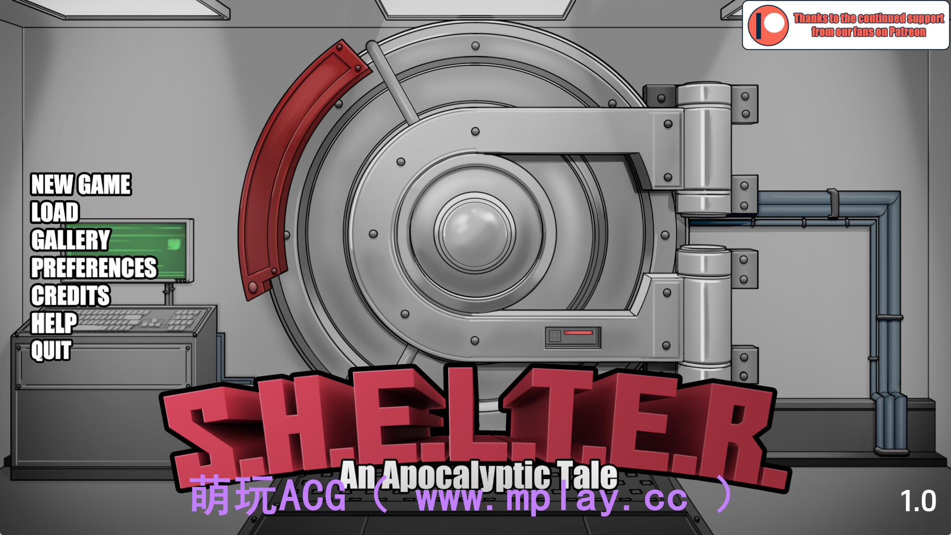 【PC+安卓+IOS/扶她SLG】避难所v1.0 AI重翻版【2.45G/汉化/动态/更新】-萌玩ACG