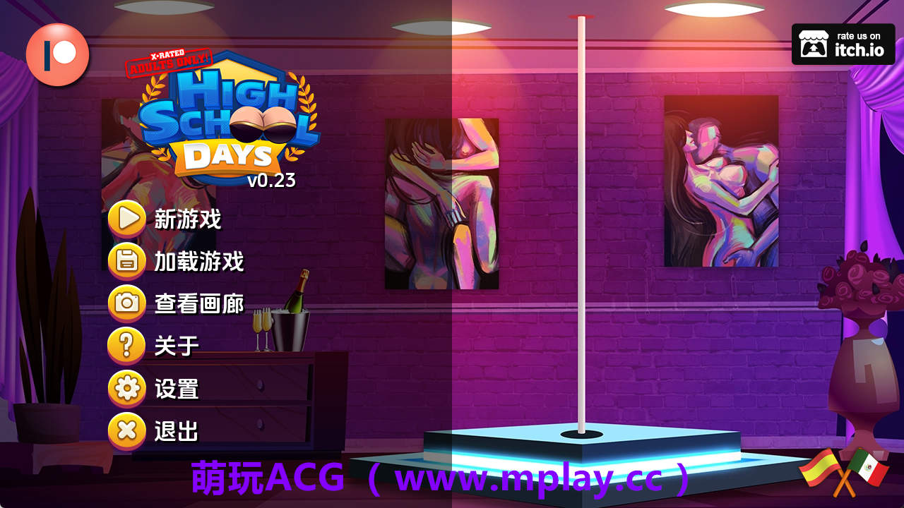 【PC/欧美SLG】高中时代v0.23 AI版【1.97G/汉化/动态/更新】-萌玩ACG