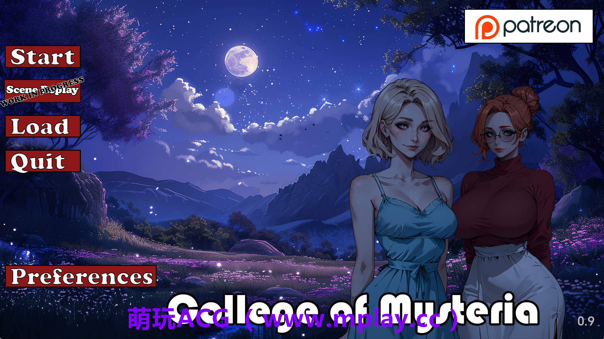 【PC+安卓+IOS/欧美SLG】神秘学院v0.9 AI版【1.91G/汉化/动态/更新】-萌玩ACG