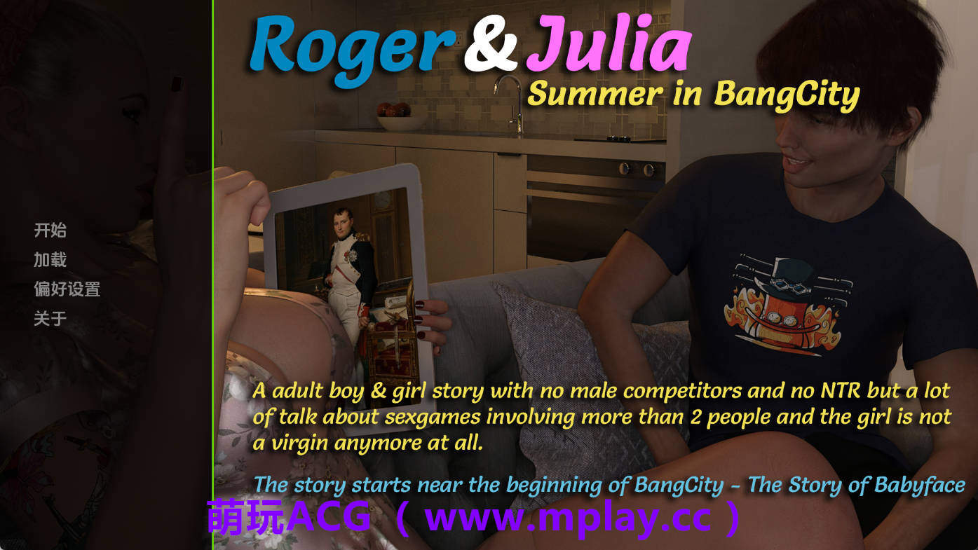 【PC+安卓+IOS/欧美SLG】罗杰与茱莉亚:班格城之夏v0.04 AI版【2.01G/汉化/动态/更新】-萌玩ACG