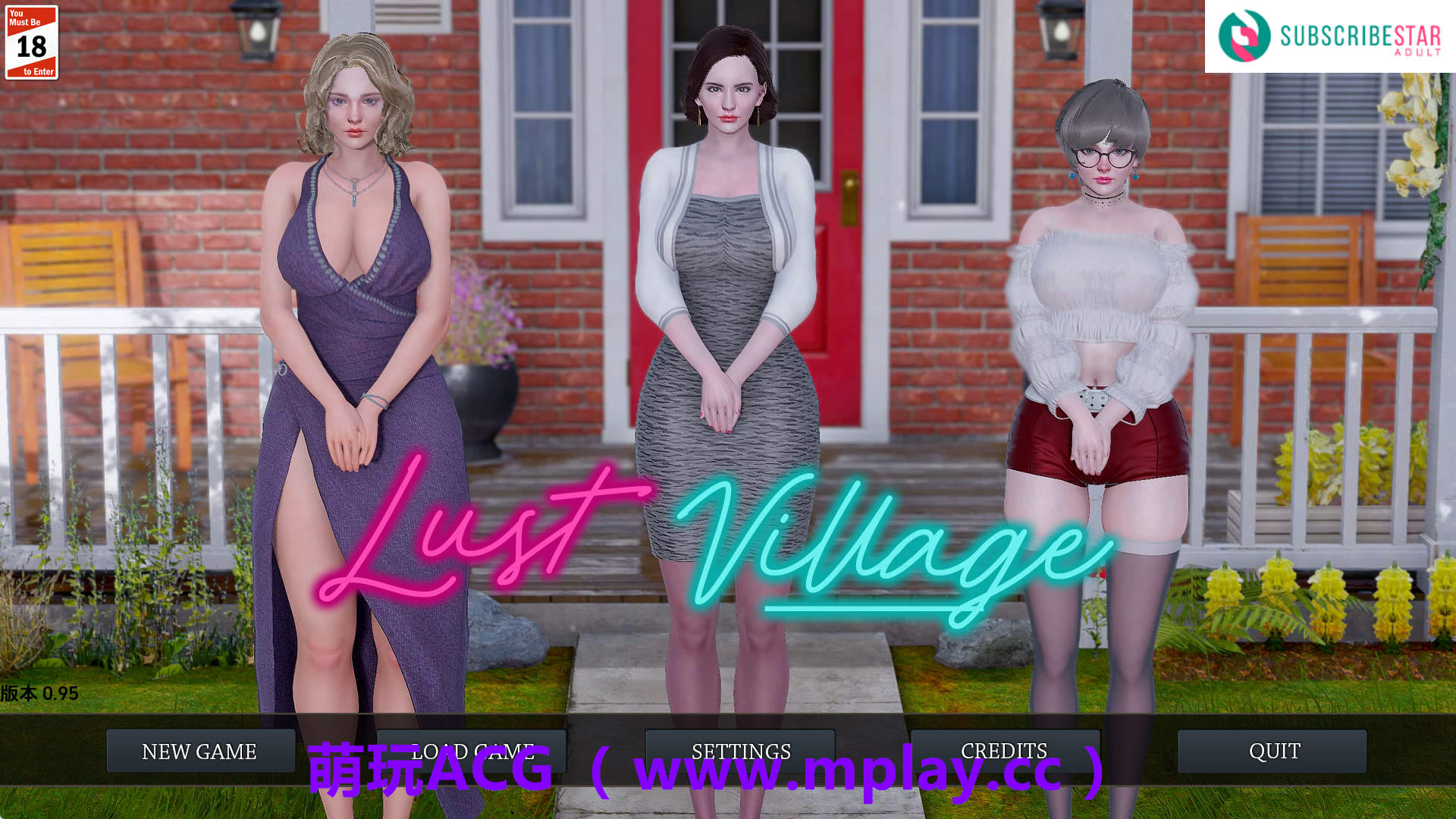 【PC+安卓+IOS/欧美SLG】欲望小镇0.95赞助 AI版【3.88G/汉化/沙盒/更新】-萌玩ACG